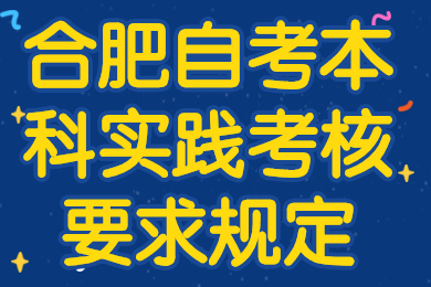 合肥自考本科实践考核