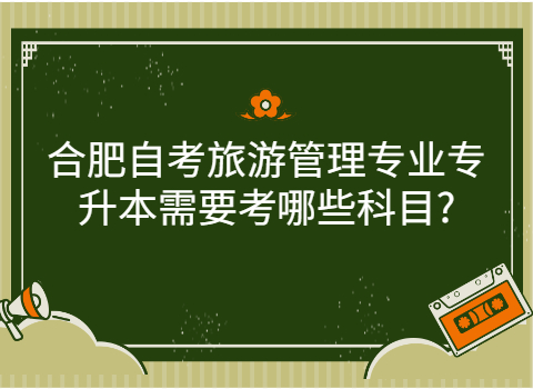 合肥自考本科有哪些专业?