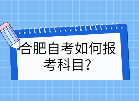 合肥自考考科目